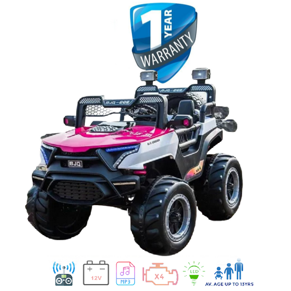 Kids Electric Ride On Space Dune Buggy 4X4 3XL Pink