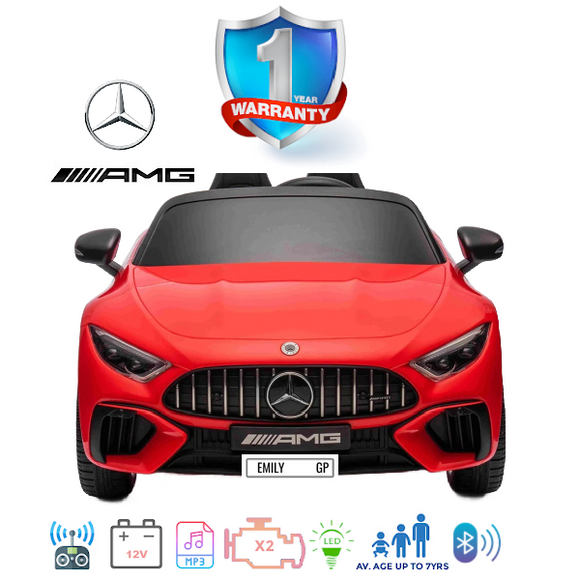 i-Glide™ Kids Electric Ride On Mercedes SL63 AMG L Red