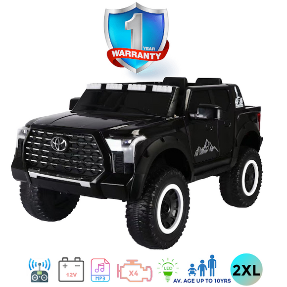 i-Glide™ Kids Electric Ride On Car 4X4 Toyota Tundra Pick Up 3XL Black