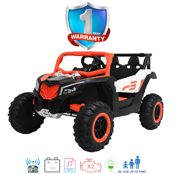 i-Glide™ Kids Electric Ride On Polaris Sport UTV XL Orange