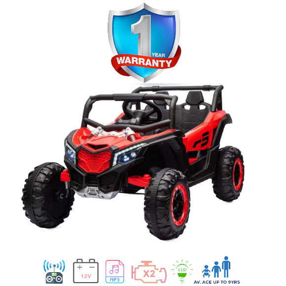 i-Glide™ Kids Electric Ride On Polaris Sport UTV XL Red